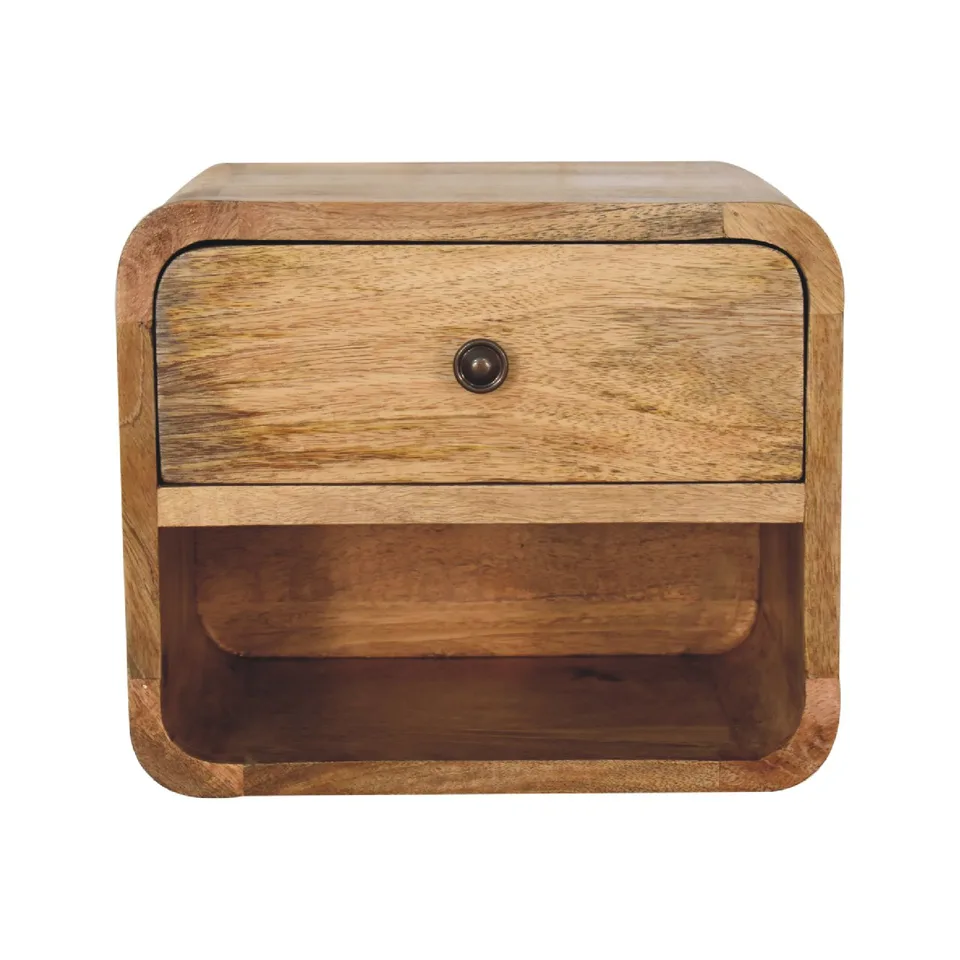 Comodino in finitura rovere · L 30 × P 25 × H 25 cm · Modello IN3266