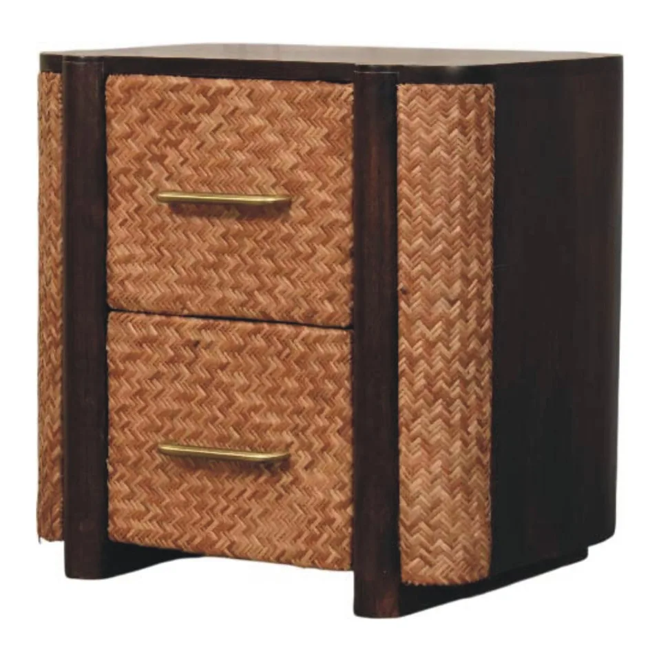 Cassettiera in rattan · L 50 × P 38 × H 50 cm