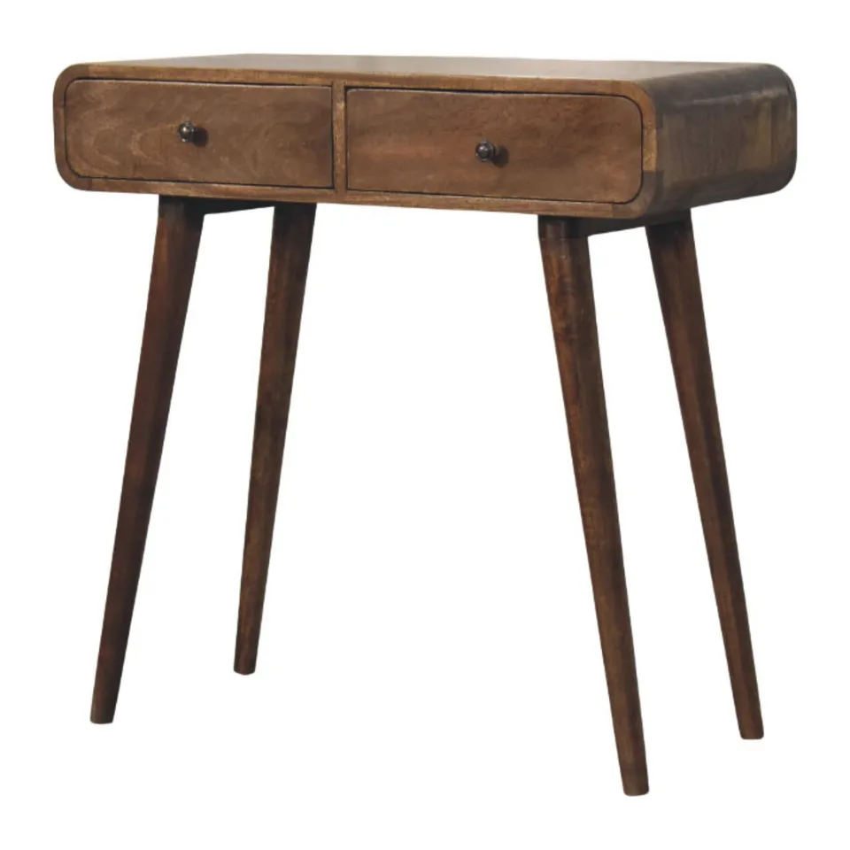 Consolle in grigio · L 80 × P 35 × H 78 cm
