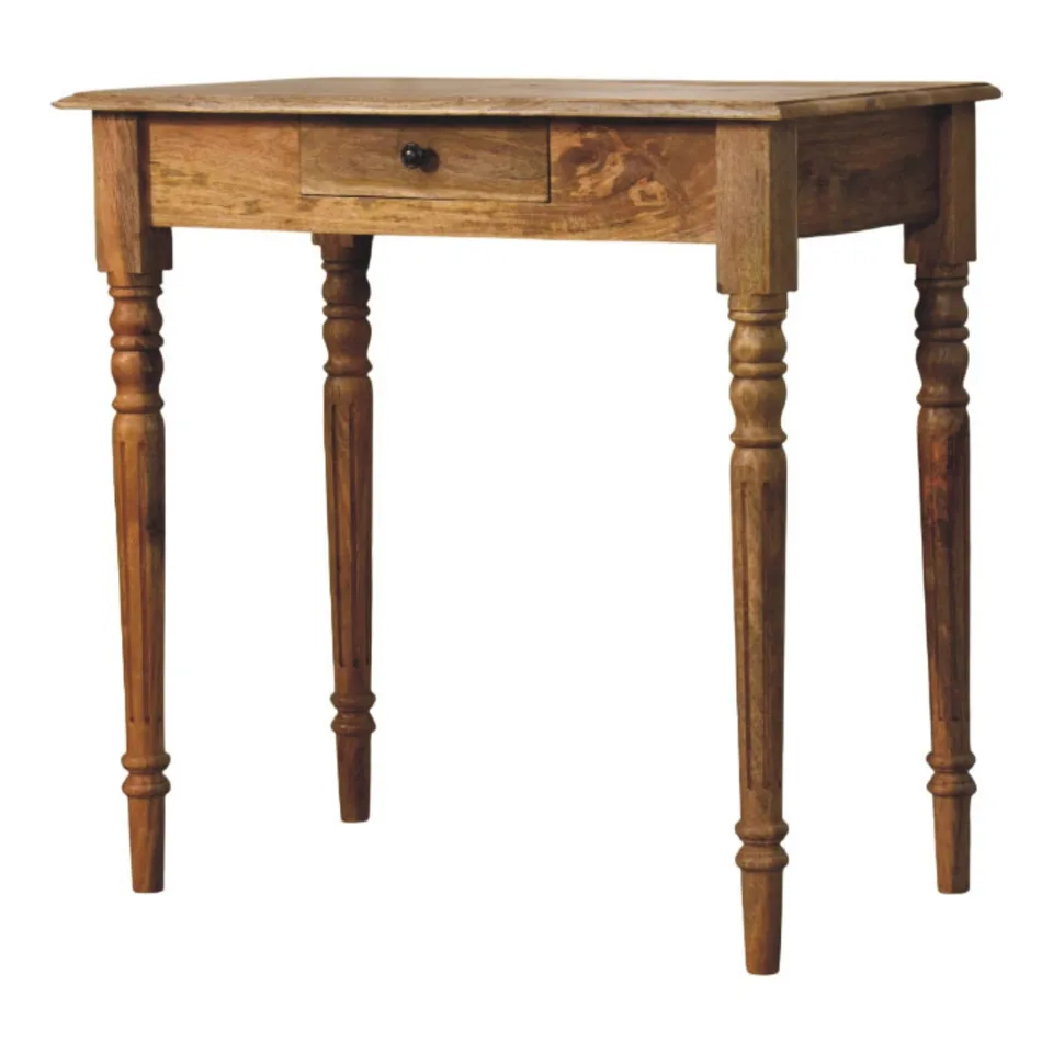 Scrivania in finitura rovere · L 80 × P 45 × H 80 cm